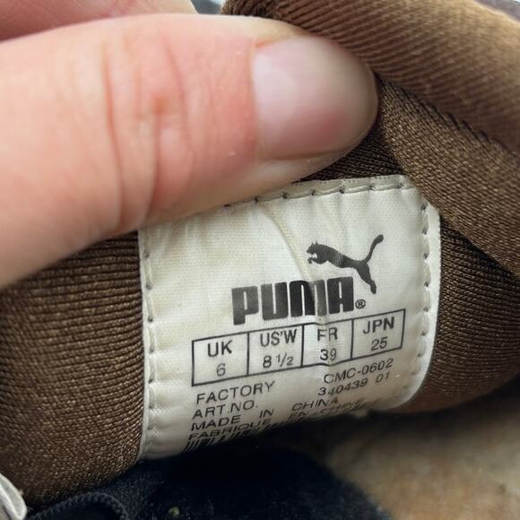 VTG Y2K Puma Mostro Camo Sneakers Retro Strap Trainers Shoes Women's 8.5 - Picture 9 of 11